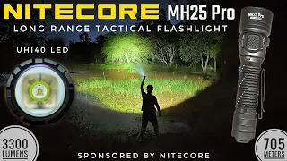 Nitecore MH25 Pro Review & Beamshots Comparison with MH12 Pro, Klarus XT12GT Pro, Wurkkos TD01