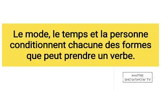 La définition de la conjugaison : verbes, modes,  temps et personnes | Littérature, Culture générale