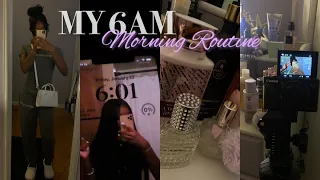 My Realistic 6AM Highschool Morning Routine + mini vlog || leila frances