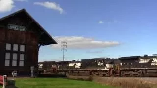 NS Railfanning at Annville, PA: Amtrak Autumn Express, Ex-Conrails and Foreign Power