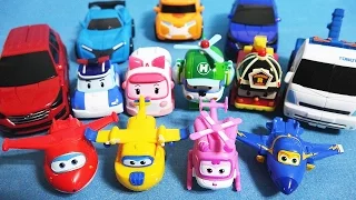 Super Wings 슈퍼윙스 로보카폴리 미니 장난감 Robocar poli and car toys