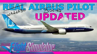 The Most Detailed Default Airliner? MSFS 787 Updated! With a Real Airbus Pilot