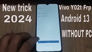 VIVO Y02/Y02S/Y02T FRP Gmail Account Unlock - Android 13 (NEW METHOD) | Without pc 2024