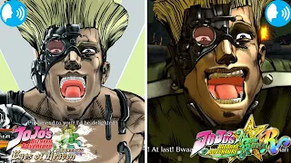 Rudol von Stroheims Old Voice VS New Voice Comparison-JoJo's Bizarre Adventure All Star Battle R