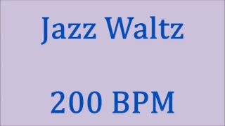 Drum Loop for Practice Jazz Waltz 200 bpm