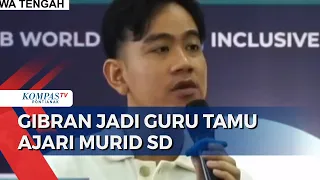 Jadi Guru Tamu, Wapres Terpilih Gibran Ajari Murid SD soal Kepemimpinan Muda