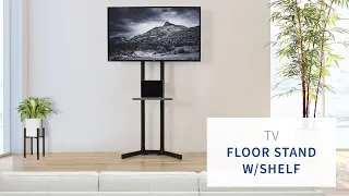STAND-TV03N Black TV Floor Stand by VIVO