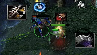 DOTA WEAVER vs PHANTOM ASSASSIN: 500 DMG PER SECOND