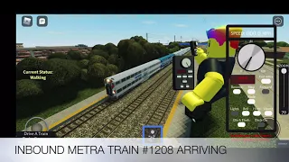 Roblox Railfanning The Complete Metra Morning Rush Hour At Fairview Avenue