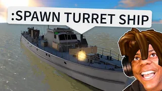 ROBLOX War Tycoon Funny Moments (TURRET SHIP)