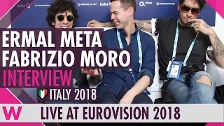 Ermal Meta e Fabrizio Moro (Italy) Interview @ Eurovision 2018 | wiwibloggs