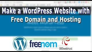 How to Make a WordPress Website with Free Domain and Hosting | Create Website under 20 Minutes