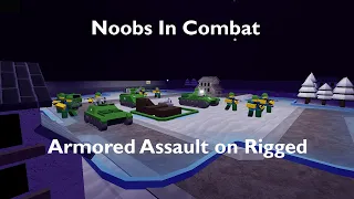How to beat Armored Assault solo on Rigged (Noobs In Combat, Roblox)