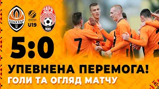 U19. Shakhtar 5-0 Zorya. All goals and highlights of the match (12/11/2022)