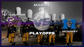 St. Augustine H.S. Marching 100 VS McKinley | Marching In | Playoffs 2023 | Week 1