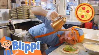 Blippi's Pizza Party! | Fun and Educational Videos for Kids