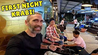 FLYING from BANGKOK to KRABI, THAILAND 🇹🇭 | Ao Nang, Krabi NIGHTLIFE