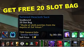 How to get free 20 slot bag from ZA