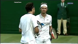 Roger Federer vs Juan Carlos Ferrero 2005 Wimbledon R4 Highlights