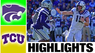 Kansas State vs TCU Highlights | College Football Week 8 | 2023 College Football