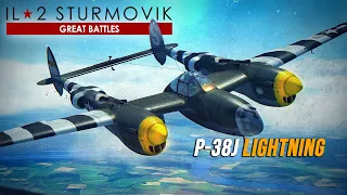 P-38 Lightning Dogfight | Battle of Bodenplatte | World War II | IL-2 Great Battles |