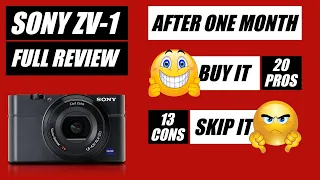 Sony ZV1 REVIEW After 1 Month | Best Camera for Youtube Beginners 2020