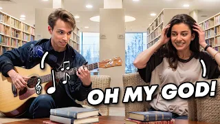 GUITAR PRANK in LIBRARY | PLAYED very LOUD and COOL in quiet place, EVERYONE WAS SHOCKED