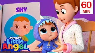Feelings Song (If You Are Happy) | Little Angel | Super Moms | Nursery Rhymes and kids songs 🌸