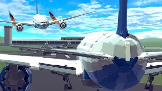 Airport Accidents - Airplane Crashes & Unplanned Landings! #10 - AIR CRASH! Besiege plane crash