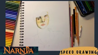 Speed DARWING Edmund|| The Chronicles of Narnia DRAWING| Skandar Keynes drawing