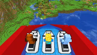 DESCEMOS DE JETSKI O MAIOR TOBOAGUA DO MUNDO NO MINECRAFT