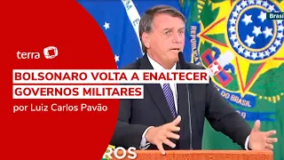 Bolsonaro exalta ditadura 58 anos após golpe: "O que seria do Brasil? Nada"