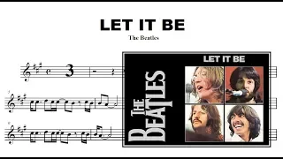 Let It Be - The Beatles ( Sheet Music Alto Sax )
