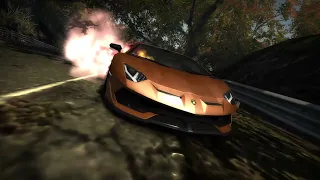 I'm driving against Razor with an overpowered Aventador SVJ | NFS MOST WANTED 2005
