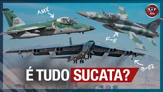 AVIÕES MILITARES antigos são SUCATAS?