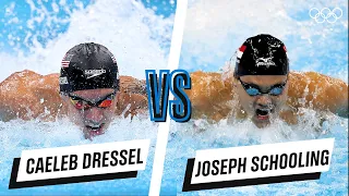 Caeleb Dressel 🆚 Joseph Schooling - 100m butterfly | Head-to-head