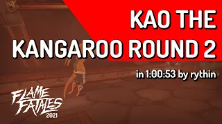 Kao the Kangaroo Round 2 by rythin in 1:00:53 - Flame Fatales 2021