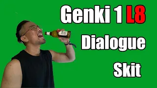 【Genki 1】 Lesson 8 - Dialogue (Skit)