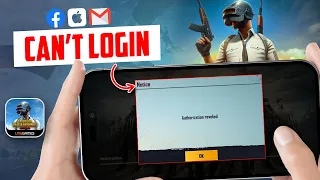 How to Fix Can't login with Facebook, Apple ID, or Email in PUBG Mobile | Authorization Revoked PUBG