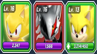 Sonic Forces Speed Battle: Super Sonic vs Infinite vs Movie Super Sonic - 69 All Characters Unlocked