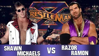 RAZOR Ramon vs Shawn Michaels for the intercontinental championship at WrestleMania X