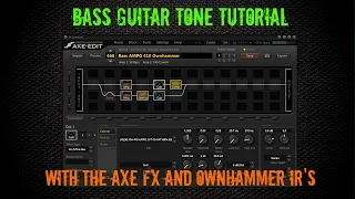 Axe FX bass guitar tone tutorial (pop & rock/metal)