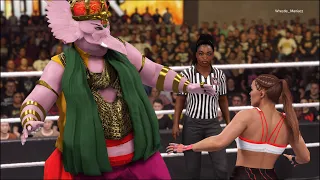 Ronda Rousey vs. Ganpati - WWE 2K24 - Amazing Wrestling