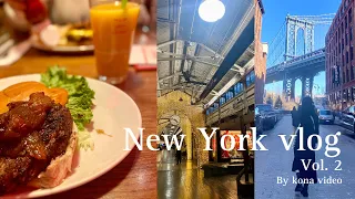 【Vlog】OLのNY旅行記第２弾!!,Brooklynおすすめカフェ,お土産選び,本場のハンバーガー🍔