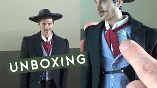 Unboxing the 1/6 scale Doc Holliday Tombstone action figure from Present Toys