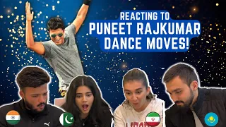 REACTING TO PUNEETH RAJKUMAR'S CRAZY DANCE MOVES! Foreigners React