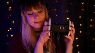 ASMR | super sensitive ear mic attention & whispering - layered background sounds