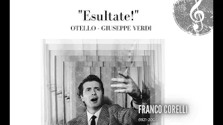 "Esultate!" Otello, G. Verdi - Franco Corelli