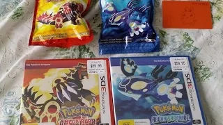 Pokemon Omega Ruby and Alpha Sapphire Nintendo 3DS Unboxing