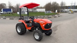 Минитрактор Кубота (Kubota). Японский минитрактор. Минитрактор ZimAni B2741.